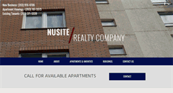 Desktop Screenshot of nusiterealty.com